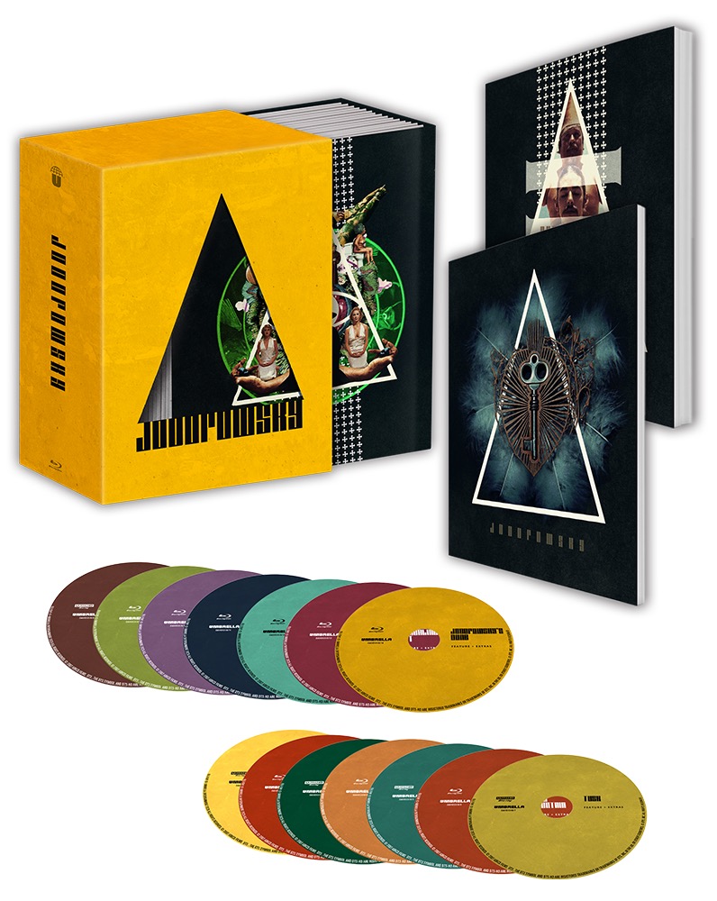 disc_connected's tweet photo. ***ANNOUNCEMENT***
Coming on November 11th on a mix of #4K and Blu-ray in Australia from @UmbrellaEnt: #AlejandroJodorowsky Collector's Edition (1968-2013)!
Across these films, sacred and profane imagery collide in dazzling tableaux; myths are broken apart and reassembled; and every frame pulses with the director’s relentless pursuit of artistic and spiritual liberation. More than a retrospective, this boxset is an invitation - to witness a master who turned the screen into a mirror for the subconscious, and who dared audiences to see beyond the ordinary.
Films included in this set:
- Fando y Lis (1968)
- El Topo (1970)
- The Holy Mountain (1973)
- Tusk (Director’s Cut) (1980)
- Santa Sangre (1989)
- The Rainbow Thief (Director’s Cut) (1990)
- The Dance of Reality (2013)
- Endless Poetry (2016)
- Psychomagic, A Healing Art (2019)
- Jodorowsky’s Dune (2013)
Restorations personally overseen by Jodorowsky - the first collection of its kind, bringing together all of the Jodorowsky's films in one set.
- Fando y Lis, mastered from the original 35mm negative
- El Topo, mastered from the original 35mm interpositive
- The Holy Mountain, mastered from the original 35mm negative
- Santa Sangre, mastered from the original 35mm negative
- 4K Dolby Vision masters included for Fando y Lis, El Topo, The Holy Mountain, Santa Sangre
- Director's Cut for Tusk and Rainbow Thief
Only Available from the Umbrella webstore and independent retailers, the ALEJANDRO JODOROWSKY Collector’s Edition includes:
100+ page Hardbound book includes essays by Sabina Stent, Gary Lachman, Ben Cobb Jim Morton and more
12p booklet with film information for each release
Custom diecut rigid case
Package design by Time Tomorrow
Limited edition numbered release
Fando y Lis UHD DISC 1:
NEW! Audio Commentary with Critics Kat Ellinger and Martyn Conterio
Trailer
Fando y Lis BD DISC 2:
NEW! Audio Commentary with Critics Kat Ellinger and Martyn Conterio
NEW! Which One of You is the Craziest one? Jodorowsky on the Panic Movement
La Constellation Jodorowsky documentary
NEW! Saving Surrealism: Virginie Sélavy on Alejandro Jodorowsky
La Cravate short film
Trailer
EL TOPO UHD DISC 3:
NEW! Audio Commentary with Film Scholar Josh Nelson
Trailer
EL TOPO BD DISC 4:
NEW! Audio Commentary with Film Scholar Josh Nelson
NEW! On Failure: Jodorowsky at the Locarno Festival 2016
NEW! The Profound, the Profane & the Personal: Filmmaker Andrew Leavold on El Topo
NEW! El Topo Post-Screening Q&A with Alejandro Jodorowsky
NEW! He! Viva Dada 1965 documentary
Trailer
THE HOLY MOUNTAIN UHD DISC 5:
NEW! Audio Commentary with Writer Leon Marvell
NEW! Audio Commentary with Film Writer and Author Kat Ellinger
Trailer
THE HOLY MOUNTAIN BD DISC 6:
NEW! Audio Commentary with Writer Leon Marvell
NEW! Audio Commentary with Film Writer and Author Kat Ellinger
NEW! Did I Want to Live Forever? Jodorowsky on THE HOLY MOUNTAIN
NEW! 1974 interview with Jodorowsky
NEW! Alexandro Jodorowsky, Grand Rectum de L'Université de Foulosophie documentary
Trailer
TUSK BD DISC 7:
NEW! Audio Commentary with Film Analyst B.J. Colangelo
Shooting the Movie featurette
NEW! Tusk and the Tarot: Jodorowsky in 1980
NEW! Jodorowsky's White Elephant: Filmmaker Andrew Leavold on Tusk
Interview with Jodorowsky and Philippe Rouyer
Jodorowsky premieres TUSK at L'Etrange Festival 2024
Trailer
SANTA SANGRE UHD DISC 8:
Audio Commentary with Jodorowsky moderated by Journalist Alan Jones
NEW! Audio Commentary with Writer Annie Rose Malamet
Trailer
SANTA SANGRE BD DISC 9:
Audio Commentary with Director Alejandro Jodorowsky moderated by Journalist Alan Jones
NEW! Audio Commentary with Writer Annie Rose Malamet
Forget Everything You Have Seen The World of Santa Sangre
New Blood: Jodorowsky on the Restoration of Santa Sangre
Deleted Scene with Jodorowsky commentary
Like A Phoenix: 2021 interview with Claudio Argento
Holy Blood: 2021 interview with Daniellen Nannuzzi
Mexican Magic: 2021 interview with Angelo Iacono
The Language of Editing: 2021 interview with Mauro Bonanni
Innocence and Horror: 2021 interview with Roberto Leoni
Santa Sangre 30th Anniversary Celebration at Morbido Festival'
Goyo Gardens Spree Killer 2011 Feature
Jodorowsky 2003 interview
On Stage Q&A with Jodorowsky 2002
NEW! Hands and Bodies: Alexandra Heller-Nicholas on Horror and Santa Sangre
Trailer
THE RAINBOW THIEF BD DISC 10:
NEW! Audio Commentary with Film Scholar Dr. Josh Nelson
NEW! Omar Sharif on Jodorowsky
NEW! The Rainbow Thief: A British Affair with Writer and Film Historian David Michael Brown
Jodorowsky premieres The Rainbow Theif at L'Etrange Festival 2019
Interview with Jodorowsky and Philippe Rouyer
NEW! Bibliothèques Idéales: A 2019 Interview with Jodorowsky
Trailer
THE DANCE OF REALITY BD DISC 11:
NEW! Audio Commentary with Writer and Film Historian David Michael Brown
Film Presentation at Cannes 2013
NEW! Terrible Miracles: Jodorowsky on Shooting the Film
NEW! A Passion for Panic: Screenwriter Graham Duff on The Dance of Reality
NEW! On Craft: Brontis Jodorowsky on Acting and Genre Films
NEW! Something Deeper: Director Frank Pavich on his favourite Jodorowsky film
Trailer
ENDLESS POETRY BD DISC 12:
NEW! Audio commentary with Filmmaker and Artist Tyler Hubby and Erin Smith MA, AMFT
NEW! 10,000 People Helped: Jodorowsky on Endless Poetry
Alejandro Jodorowsky's Cinema at the Crossroads of the Arts
On the set of Endless Poetry
Alejandro Jodorowsky and the Seagulls
NEW! An Artistic Education: Adan Jodorowsky on working with his father
NEW! The Personal Surrealism of Endless Poetry with Film Writer Joseph Dwyer
NEW! Where Are You? Brontis Jodorowsky on Filmmaking
Trailer
PSYCHOMAGIC, A HEALING ART BD DISC 13:
Social Psychomagic by Alejandro Jodorowsky
NEW! Hugged by Alejandro: Jodorowsky at Locarno Festival 2016
NEW! Part Mystic, Part Prankster, All Magician: Author Carl Abrahamsson on Psychomagic
NEW! A Season of Jodorowsky 2011 documentary
NEW! Jodorowsky In Conversation With Darren Aronofsky (audio only)
NEW! My Father's Father: Brontis Jodorowsky in 2014
Trailer
JODOROWSKY’S DUNE BD DISC 14:
Deleted Scenes
NEW! The First Blockbuster: 2025 Interview with Director Frank Pavich
NEW! This Is Going to Change the World: 2014 Interview with Director Frank Pavich
NEW! 3,000 Drawings: Artist Moebius on Dune
Trailer
Tech Specs
Disc type: 4K and Blu-ray
No. of discs: 14
Running time: Various
Audio format: Various
Format: 2160P
Colour: COLOUR & B&W
Aspect ratio: 16:9
Image ratio: Various
Subtitles: English
Year of Production: 1968-2019
https://t.co/UgxVIQlD9X
#BluRay #PhysicalMedia #BluRays #BoutiqueBluRay #CultMovies #DiscConnected #Umbrella #UmbrellaEntertainment #Jodorowsky