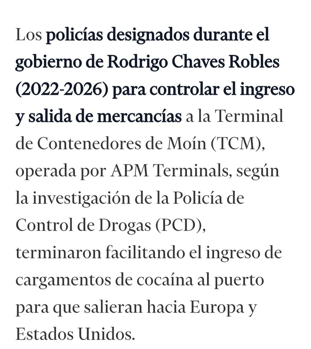 gustavonunez75's tweet photo. LES EXPLOTÓ TODO! 🔥🔥🔥
Policías designados por el gobierno de Rodrigo Chaves para vigilar APM Terminals fueron arrestados por facilitar el tráfico de drogas.
HASTA EL TUÉTANO! https://t.co/lyAfIzSy0Y