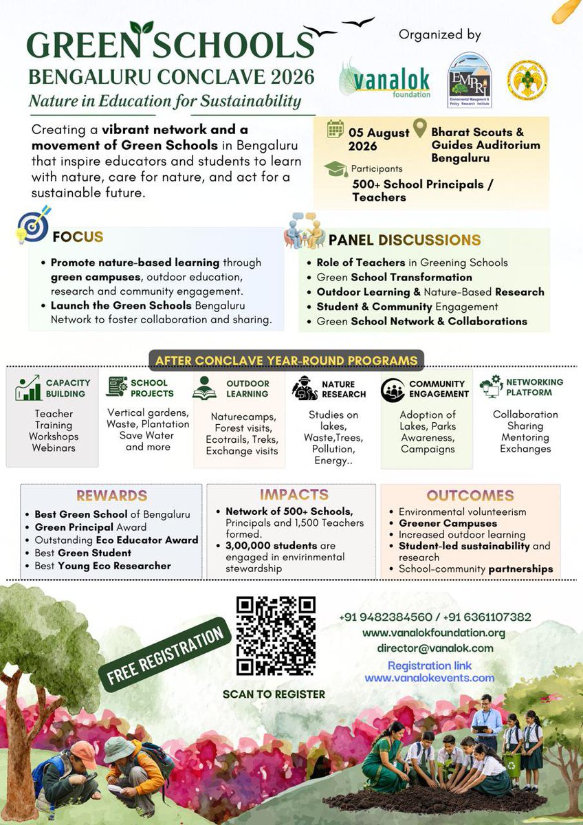 Siddusonar1's tweet photo. Green School Bengaluru conclave Bengaluru 2026 wishes heartily congratulations to HRD minsiter Shri
@JoshiPralhad.
It's proud that it's happening at #Karnataka 5th August. In future definitely Education dept. Do more towards Green schools to build nation. @PMOIndia @narendramodi https://t.co/fetKMwc8tw
