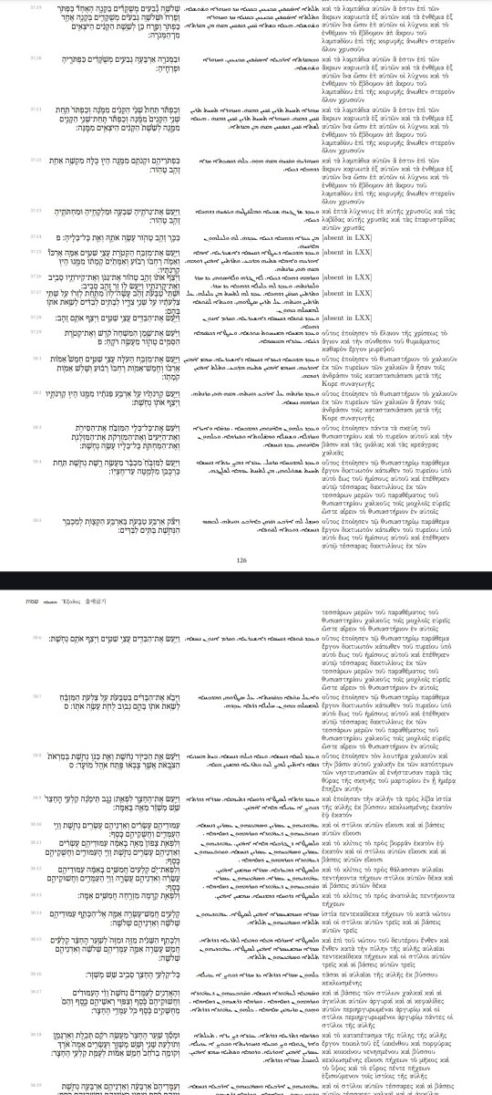 auroaurora_'s tweet photo. 유대교 토라에 해당하는 구약성경 5개권(창세기, 출애굽기, 레위기, 민수기, 신명기)의 마소라 본문-페시타-70인역의 병렬 대응을 나타낸 PDF를 정리해 보았습니다.

https://t.co/kDNbHnm6eV https://t.co/dRmfld9AQb