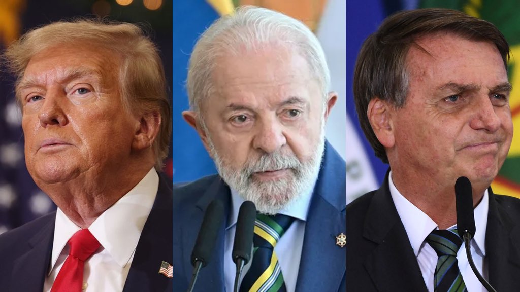 eduardomenoni's tweet photo. 🚨🇺🇸🇧🇷| URGENTE: El gobierno del presidente Donald Trump, acusa oficialmente al gobierno del comunista Lula en Brasil, de perseguir políticamente al expresidente Jair Bolsonaro, a su familia y a sus seguidores. https://t.co/e5V6PoFeiJ