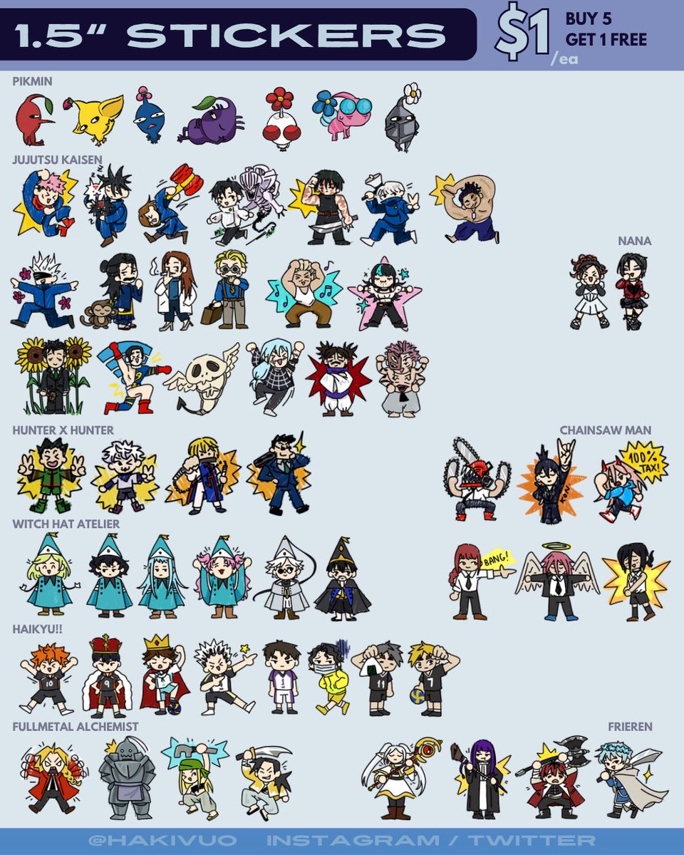 hakivuo's tweet photo. my anirevo catalogue for this weekend!! come say hi at A219 :)

(1/2) https://t.co/SNU82LhJkD