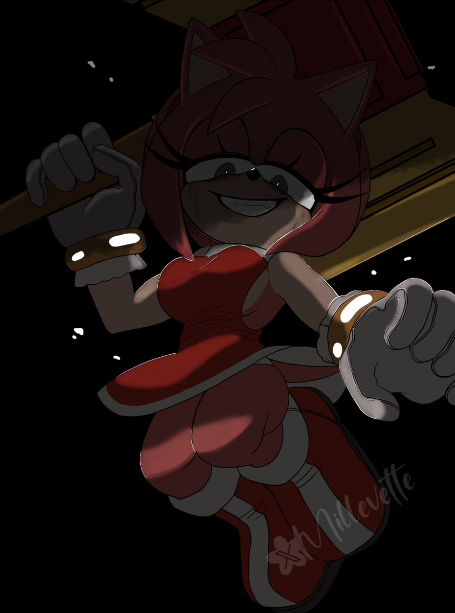 Millevette's tweet photo. Amy Rose ✨

(I love his unhinged expression!)

#amyrose #sonicthehedgehog https://t.co/o61Bfjx8zv