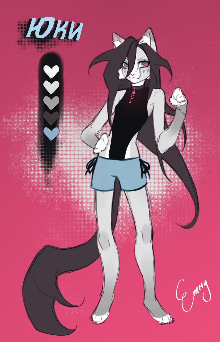 SINFUL_ENEMY's tweet photo. So, I got a new character for NSFW art, like a girl near the anime, but Loru is a neuro character from a game that can jump off the screen and play with you in reality. You can commission joint cards with it, as before (-50% of the price)
#furry #furryart #commission_open https://t.co/vfo8uNAyQk