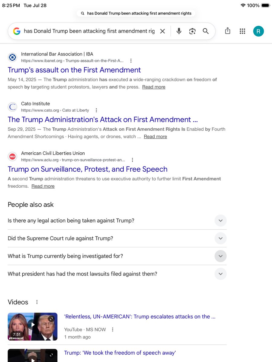 Buff26Lombard's tweet photo. @ArlyssKK @MelGibso1 No president has ever attacked more constitutional rights than Donald Trump!! he would burn every page if he could !
That’s what an autocratic dictator does https://t.co/pOmUoWEQsy