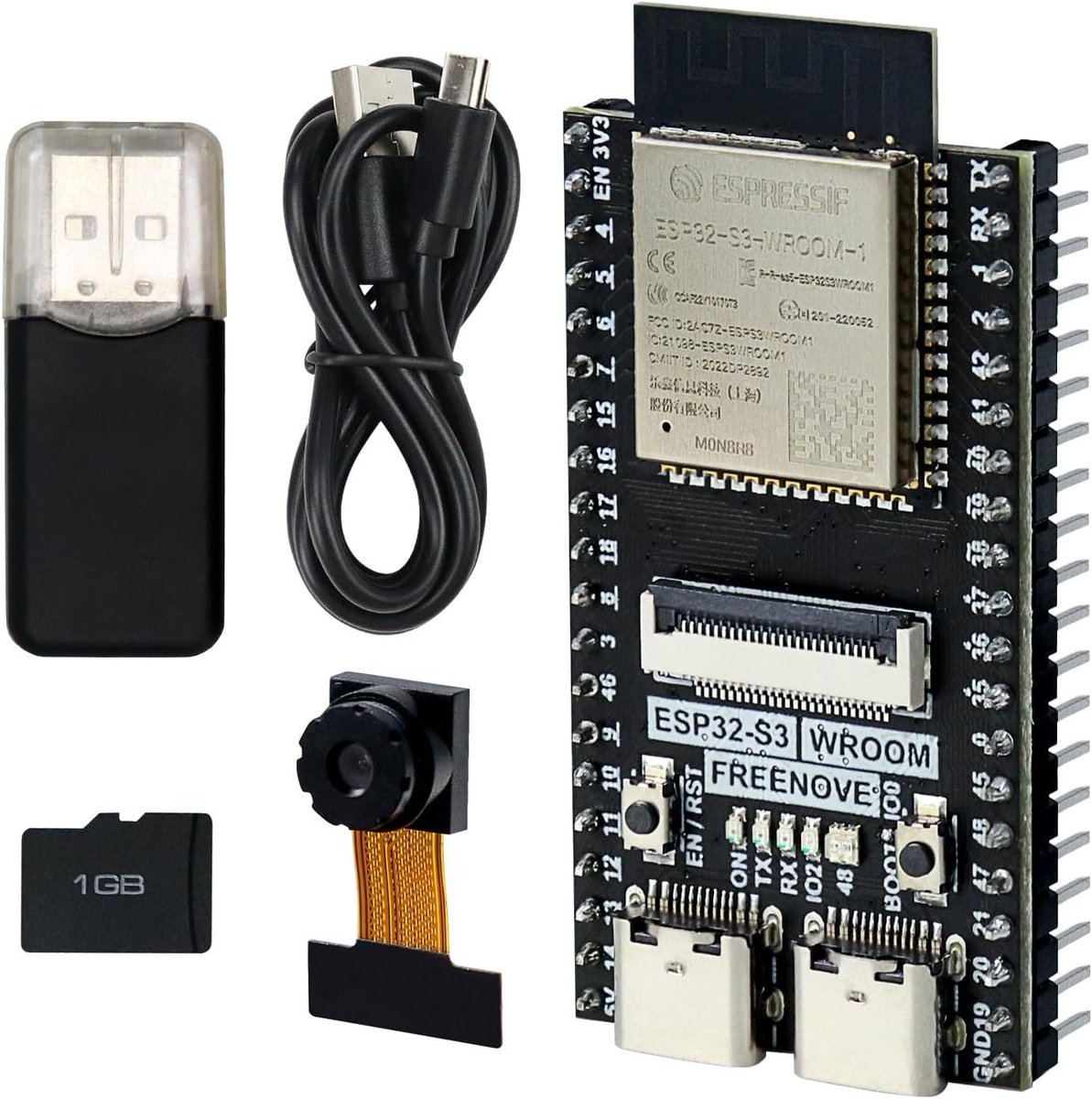 ebokify's tweet photo. ESP32-S3 ESP32 S3 CAM Board, Dual-core 32-bit 240 MHz Microcontroller, Onboard Camera Wireless, Python C Code, Example Projects Tutorial
🏪 Get Now: https://t.co/Ga7XGdNGaK
🔥 Top 6 ESP32 eBooks
https://t.co/MvafQvkQbk
#ESP32S3CAM 📷 | #ESP32S3 🚀 | #EmbeddedVision 👁️ | #Arduino 🤖 | #IoT 🌐