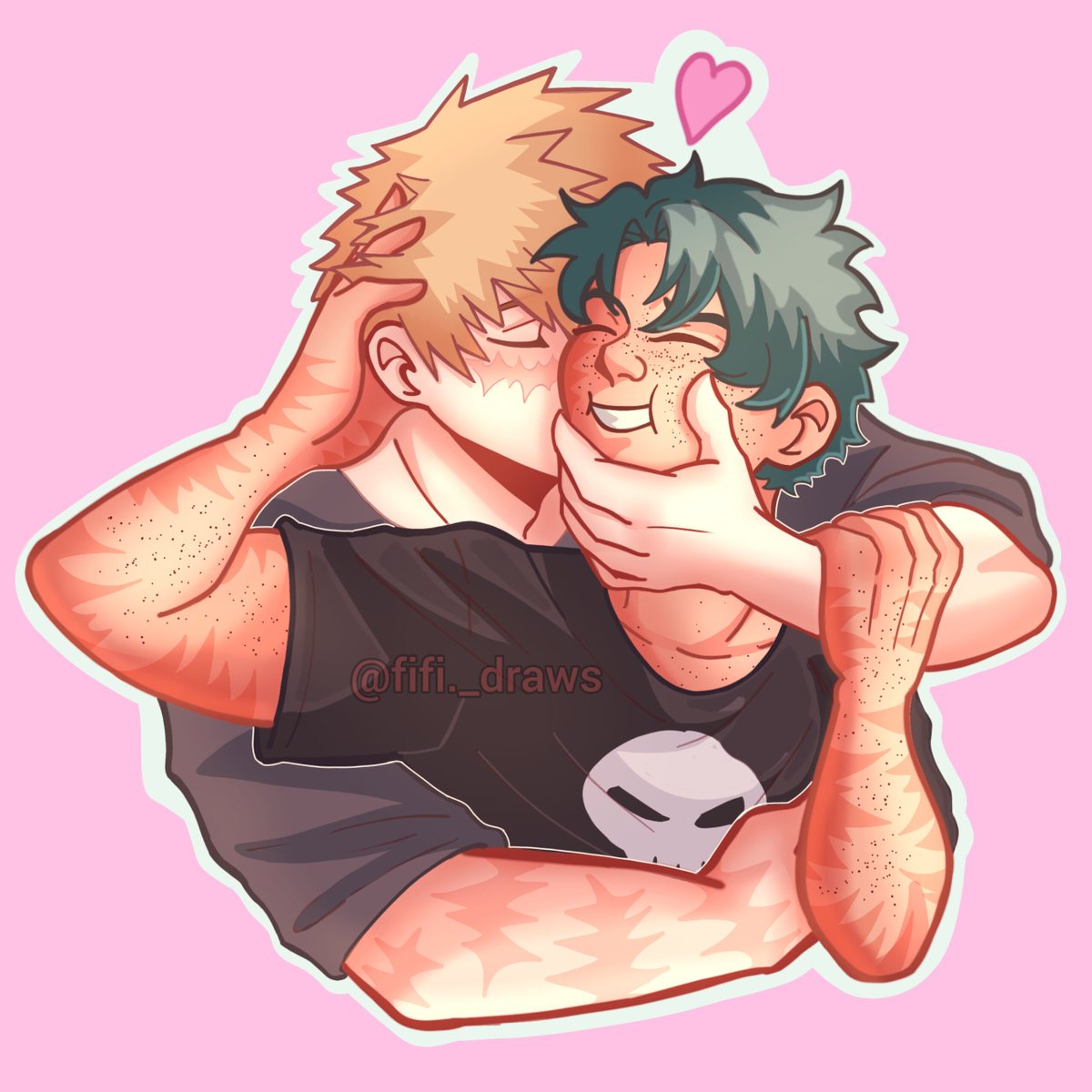 fifidraws07's tweet photo. More of them 🧡💚

#bkdk #mhatwt #mhafanart https://t.co/Vy8moumMQ9