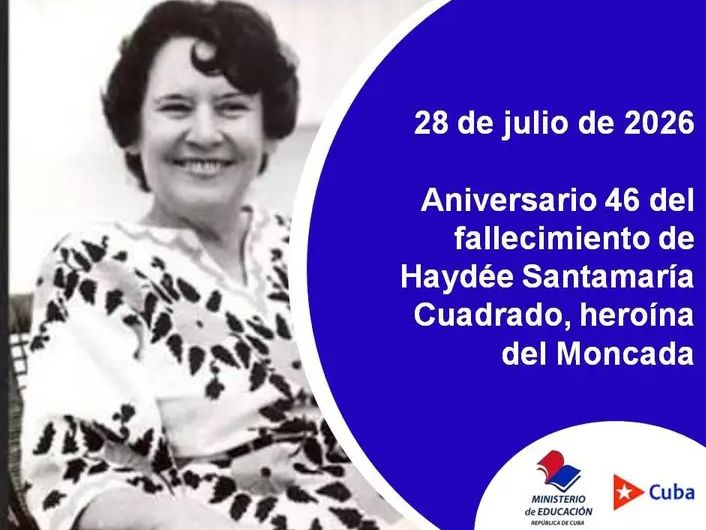 JorgeRRRuiz's tweet photo. Haydée Santamaría fue una revoluciona que participó en el asalto al Cuartel Moncada. Dedicó su vida a la promoción cultural latinoamericana y caribeña como fundadora de la Casa de las Américas. Falleció un día como hoy. #Cuba
#LasTunas #CubaViveEnSuHistoria https://t.co/u1WiVsReKK