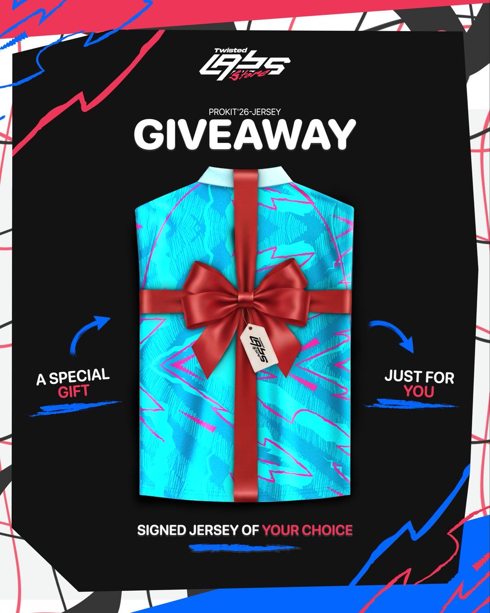 boltz1x's tweet photo. Twisted Labs is officially here! 

To celebrate, I'm giving away a signed jersey 🧠

To enter: 

✅ Repost this post 
✅ Follow @TwisLabs https://t.co/d9tBPN0cxe
