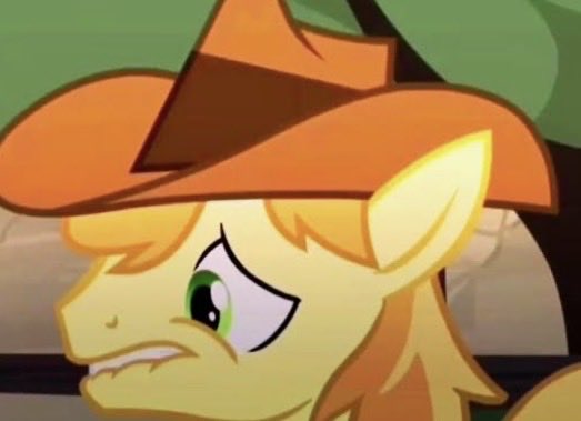 BraeburnMLP's tweet photo. @Country_Apple O - okay ! , how bout ah’ noogie ya now ? , so ya’ won’t beat me up with horse shoes again https://t.co/1aHs0gYHbI