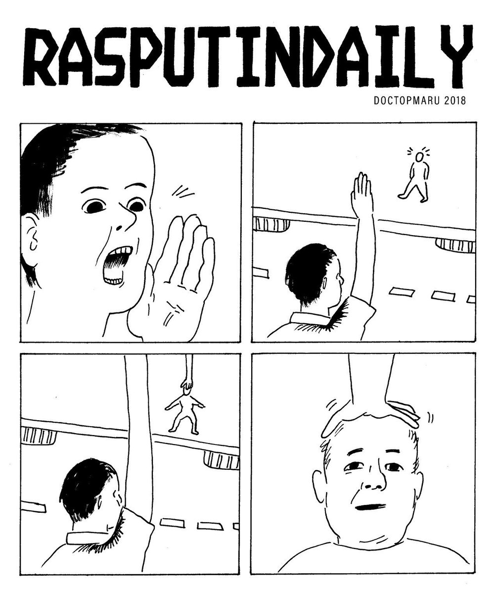 doctopmaru's tweet photo. RASPUTIN DAILY. 2018 https://t.co/DPBodnGWp8
