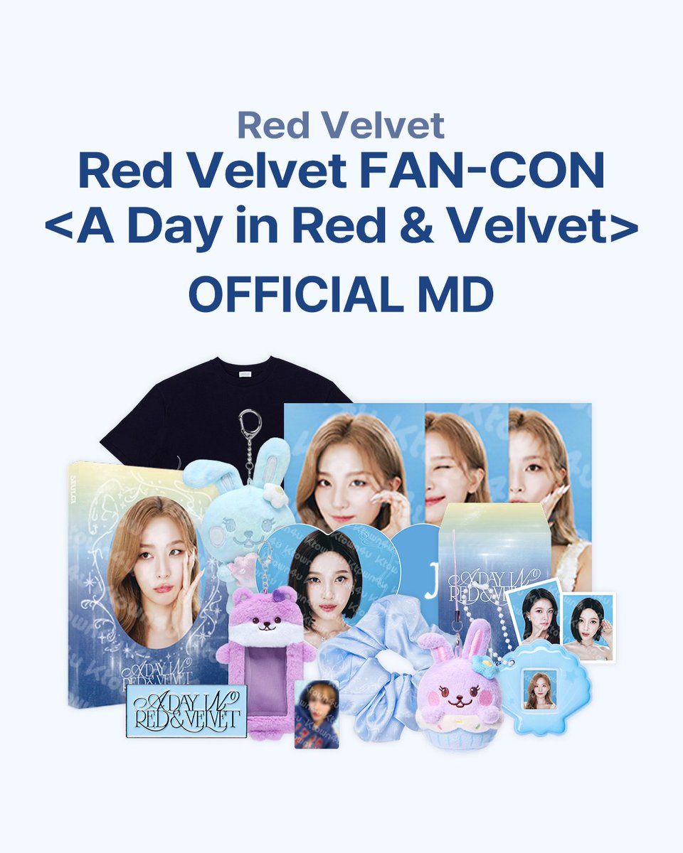 Ktown4u_com's tweet photo. 🆕New Release!
🎉Now meet Red Velvet at Ktown4u!

🩵2026 Red Velvet FAN-CON「A Day in Red & Velvet」MD
🔗https://t.co/PvMygp2UrI

✨Go to the Red Velvet Artist Collection! 
🔗https://t.co/IGsmgOJVuo
 
✨More discount with July Coupon Pack 
🔗https://t.co/ZINzQjJA2R
 
✈️Ktown4u ships all over the world✈️

#RedVelvet #레드벨벳
#RedVelvet_ADayinRedandVelvet
#RedVelvet_FANCON