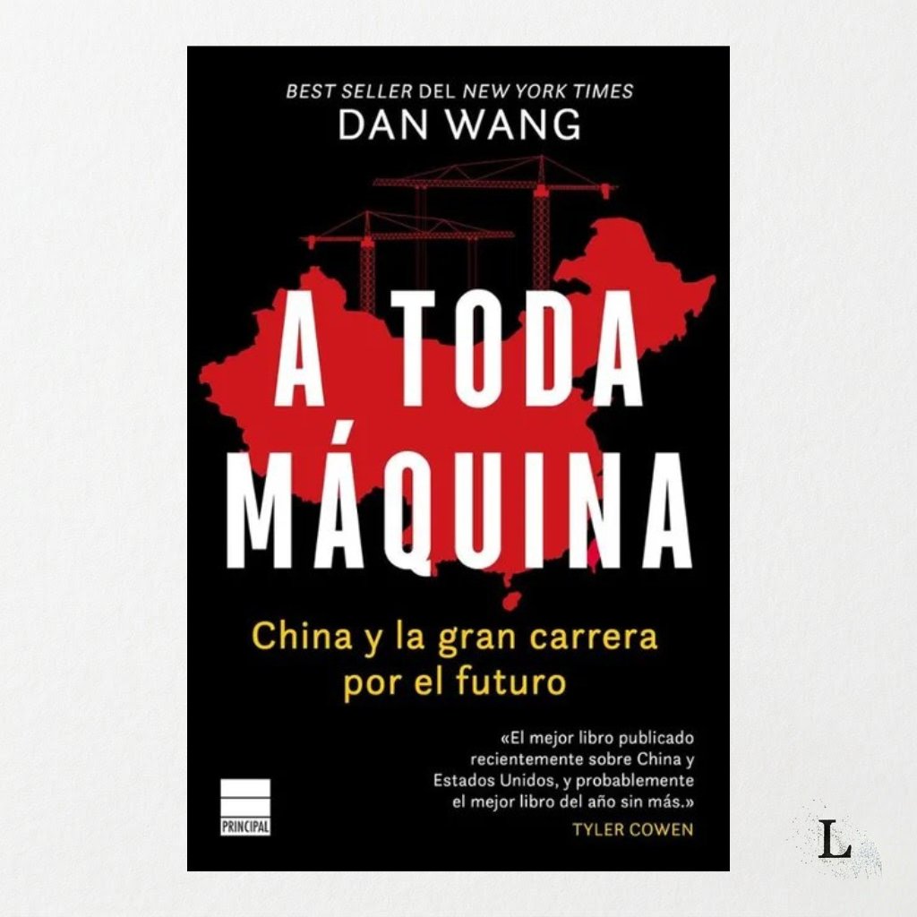 lectocratas's tweet photo. 📚 A TODA MÁQUINA 📚
China y la gran carrera por el futuro

✍️ Dan Wang

📦 Link de compra:
https://t.co/b0vWqiDlA2

Lectócratas | Lectura Política https://t.co/9blYO2HDlk