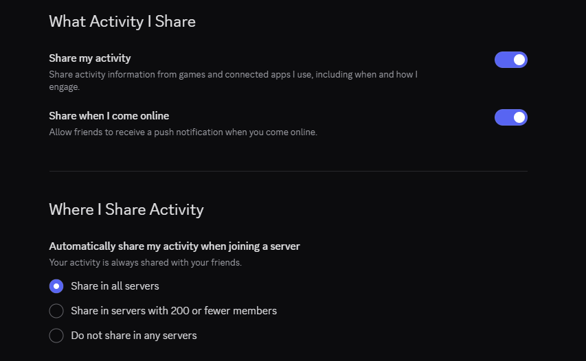 sinfulcynx's tweet photo. @discord_support been having issues the last 2 days with my current activity updating. my app is up to date on both pc and mobile, i also cleared my cache on both, and i am appearing online on both discord and my playstation. https://t.co/hXA4gxiQ8M