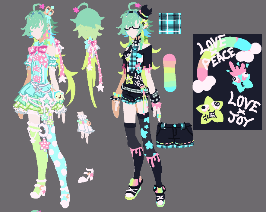 Farniblus's tweet photo. outfit/s commission im working on hoho https://t.co/7k0znqgS3A
