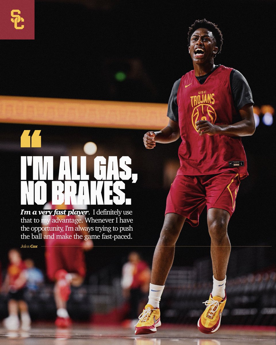 USC_Hoops's tweet photo. All gas, no brakes ⛽️ https://t.co/ounExANoAH