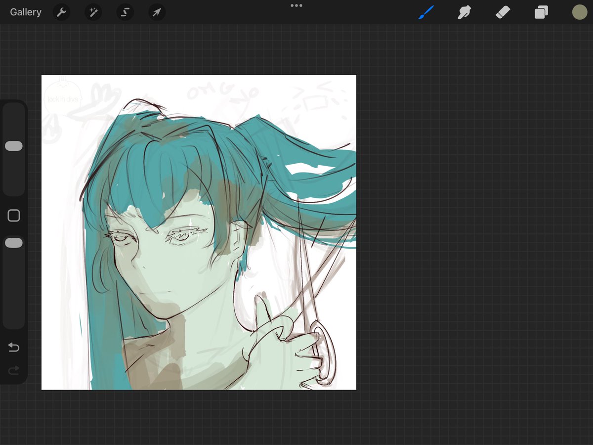 strawbiezie's tweet photo. been experiencing some art block i did this sketch 6 times and still wasn’t happy 🥲 https://t.co/IjxeWuh85M