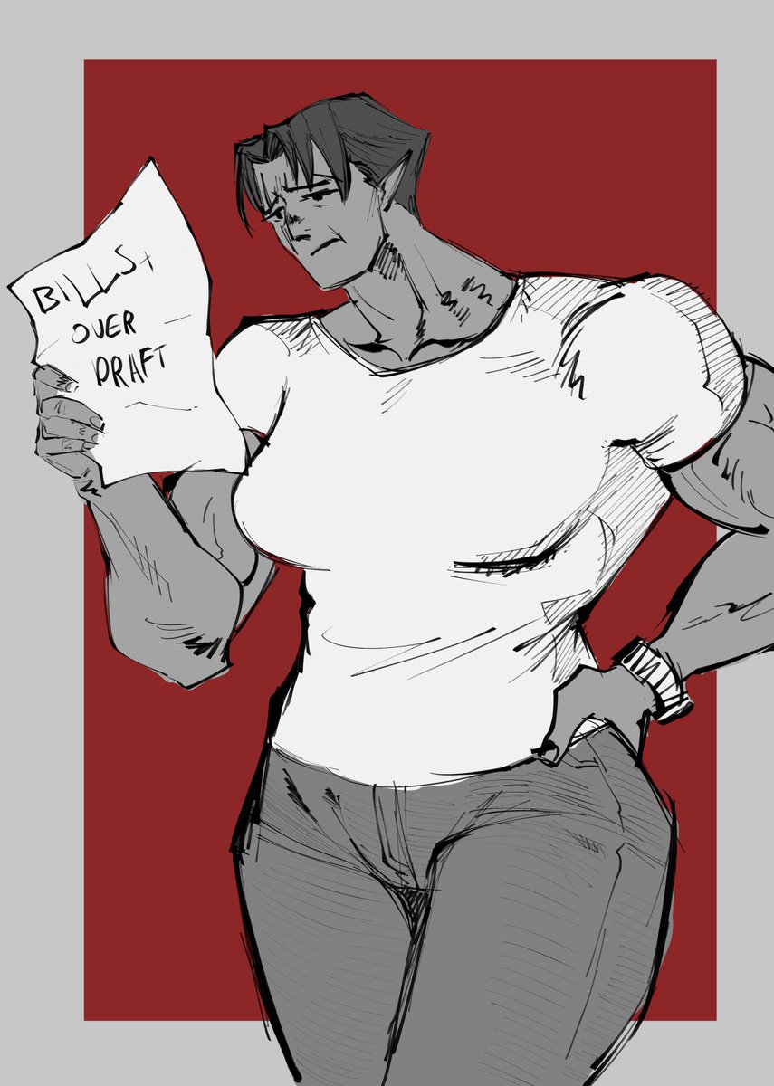 CrispyFajita's tweet photo. Yeah I got some sudden bills and the overdraft fees, offering some $50  Black and White sketches to cover the negative balance if any one can  help/spread the word. 

If interested, DM or email at crispyfajita.art@gmail.com

Or if you can't I got a Ko-Fi: https://t.co/efkTqNXsUr https://t.co/EFqRPEaZgM