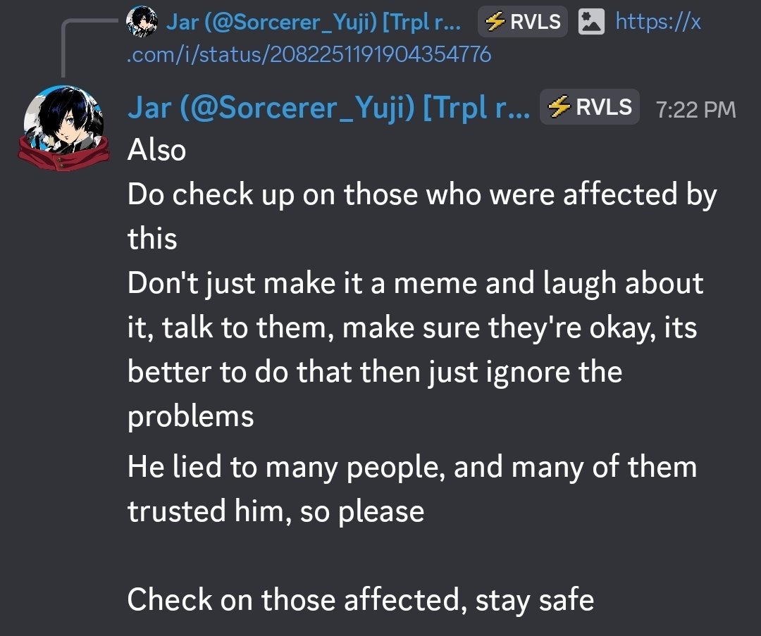 Sorcerer_Yuji's tweet photo. Don't turn this into a joke https://t.co/64uQBUFGTm