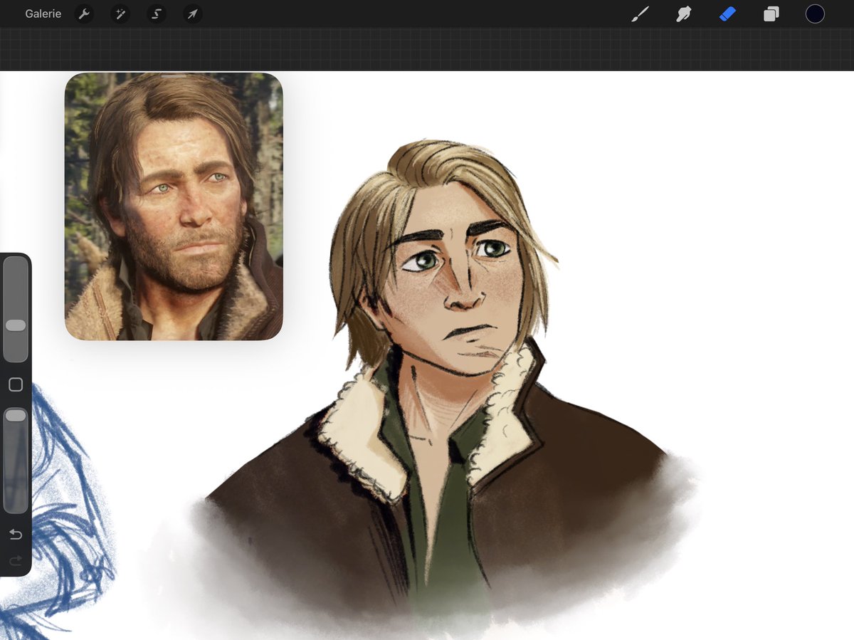 GhoztPepper's tweet photo. I still live and i still draw butches. Here’s Arthurine Morgan. https://t.co/895pDNtXOt