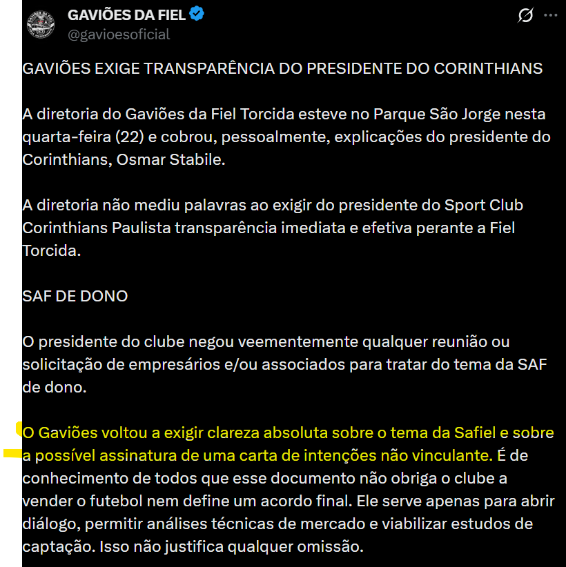 DiogoRanzani's tweet photo. Galera na boa, assinem a parada !
https://t.co/vIC4uDIurd

Olha essa sequencia, não é possível que ta tudo bem pra você torcedor que ama o clube 

ASSINEM O https://t.co/vIC4uDIurd BORA GALERA 

🔴DEEM RT PRA CHEGAR EM MAIS GENTE, QUEM ASSINAR AVISA AI NOS COMENTARIOS E MARQUEM ALGUEM QUE VOCE GOSTARIA QUE REPOSTASSE E PEDISSE ASSINATURAS 🔴

O torcedor é maltratado todo dia, humilhado!!

Todo mundo cobra, mas ninguem é ouvido, CHEGA !!!

ASSINEM O https://t.co/vIC4uDIurd

Merecemos a chance de uma segunda via, de outra alternativa, não é justo com a torcida!

BASTA!!

SAFIEL JÁ!!!

@Safiel
#intervencao
#SafielJá