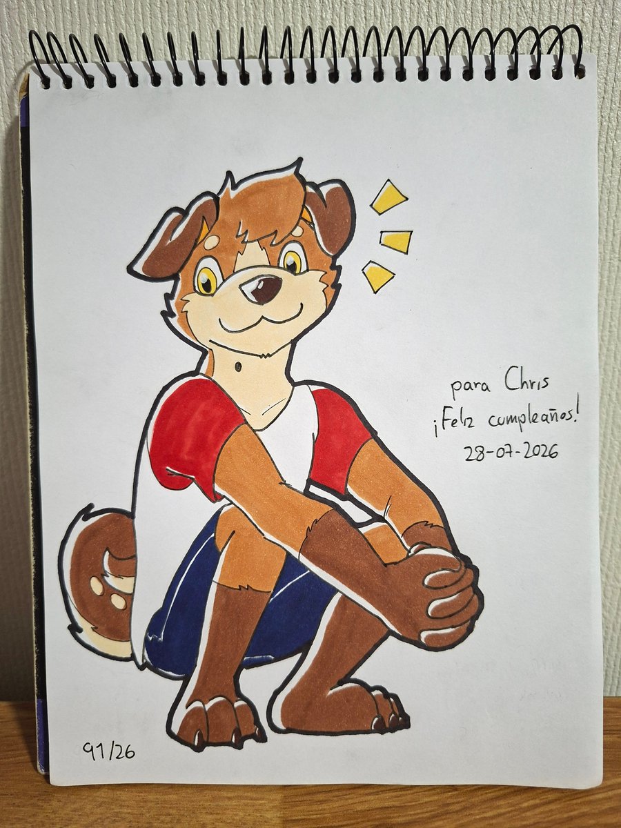 GrubervDibuja's tweet photo. Un regalo para un amigo muy especial 🐶✨ https://t.co/srgsXwP7lh