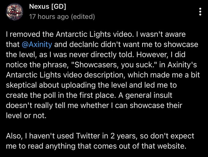 advyouttuoyvda's tweet photo. This drama is dumb.  At least @NexusGMD is not a pedophile or a piece of shit like Advy

#advyout https://t.co/pMpMZfGXot