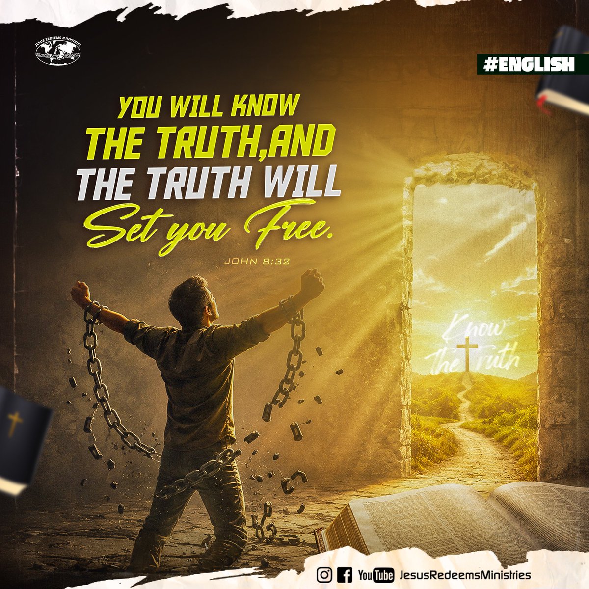 JesusRedeems_'s tweet photo. you will know the truth, and the truth will set you free. [NIV] John 8:32
.
.
.
#promiseword #promiseverse #dailybibleverse #dailypost #dailydevotional #dailyverse #bibleverses #bible #bibleverseoftheday #bibleversedaily https://t.co/p468Re9ayQ