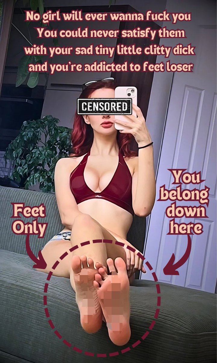 queenripoff's tweet photo. Give up your simpbucks, your gooner brain needs to be drained. No girl will ever look at you like the way they look at a 6'1" bwc

Cucks like you need to be caged and put in the corner 
—
nofap • feet • ripoff kink • drain • nsfwtwt • soles • pixels • HumanATM • snowbunny https://t.co/lHOQrRz0hN