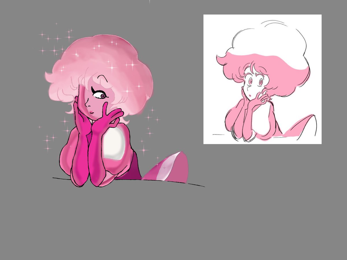 Blankmangames's tweet photo. Pink diamond🌷
#StevenUniverse #PinkDiamond https://t.co/OgtpYa3R2l