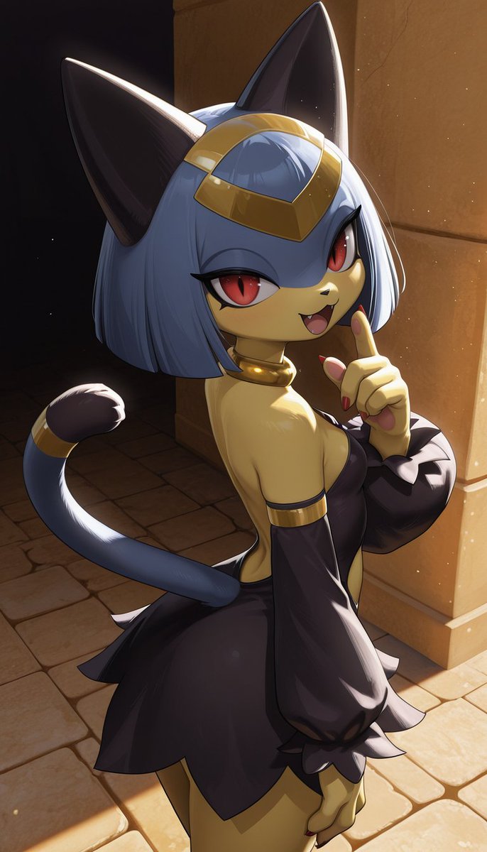 KawaiiCache3's tweet photo. #sekhmet #palworld https://t.co/6cHsguAmMO