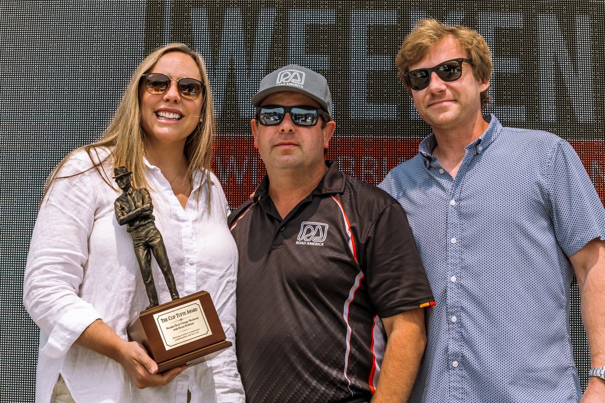 roadamerica's tweet photo. News: Road America Recognizes 2026 WeatherTech Vintage Weekend Award Recipients.
Read More: https://t.co/TlXzZhd4Ss
#womeninmotorsportsna / #WIMNA / #WVW / #WeatherTechVintageWeekend https://t.co/ZGH08beiSM