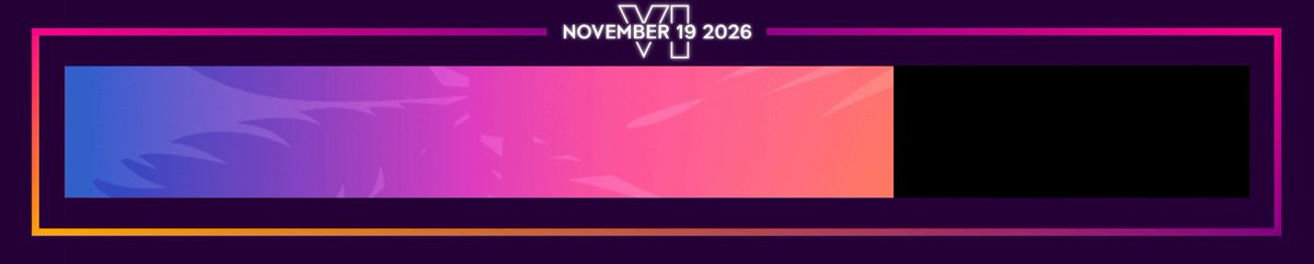 GTAVI_Countdown's tweet photo. 70% complete until GTA 6 officially releases.

113 days remaining ⏳ https://t.co/OABJTG3neZ