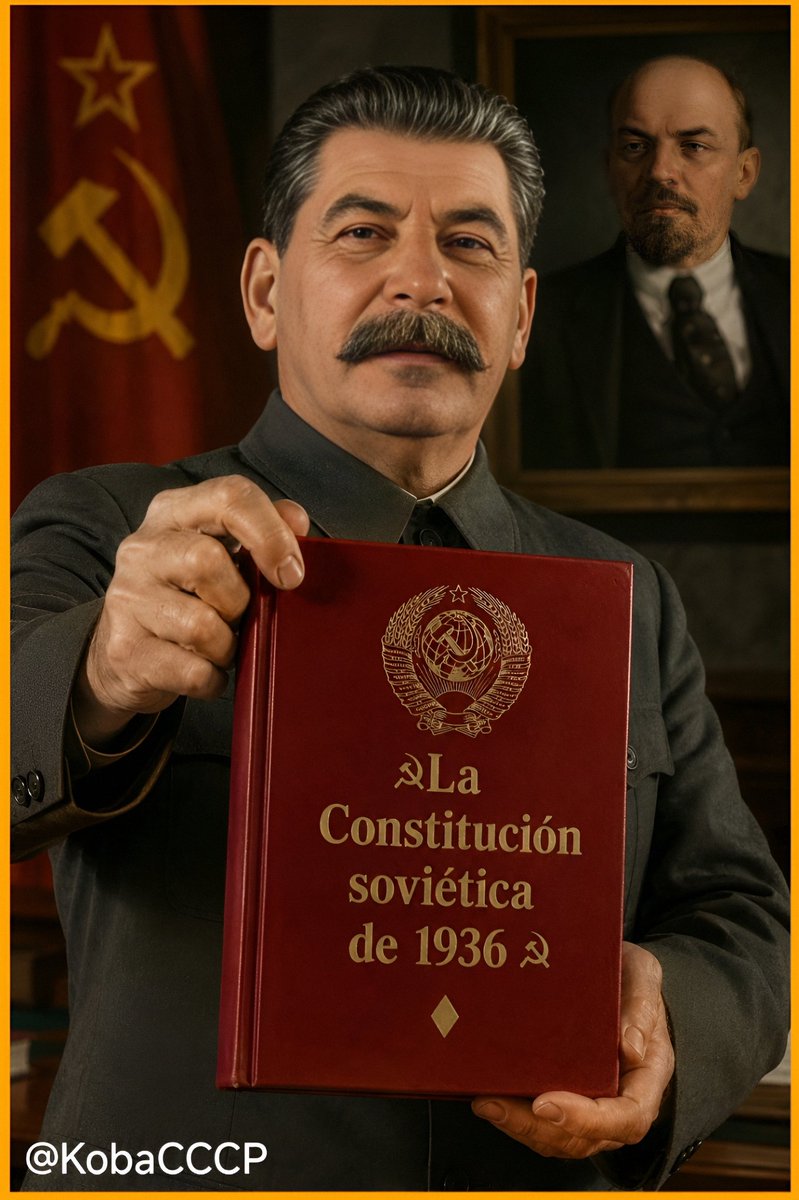 Koba_CCCP's tweet photo. ☭ La Constitución soviética de 1936 ☭
🔸"La llamada Constitución de Stalin"📕

*¿En la actualidad,en tu país,tienes todos estos derechos?
Lean y saquen sus propias conclusiones....https://t.co/4nzNGXDtkA

#Koba ☭ #KobaCCCP ☭
#Constitución 📕 #Stalin
#CCCP https://t.co/UCp425DrNp