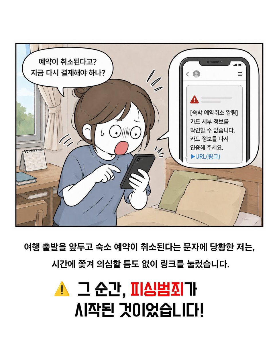 spo_gov's tweet photo. [Pro_to_u 기자단] 휴가철 빈틈을 노리는 피싱범죄 예방법

여름 휴가철, 설레는 마음을 노린 피싱 사기​가 늘어나고 있습니다. ⚠️
휴가철에 알아두면 좋을 피싱 사례와 그 예방법을  블로그에서 확인해 보시죠!
➡️ https://t.co/ka4HYmm60i

#대검찰청 #검찰 #Pro_to_u #여름휴가 #피싱 #사기 #찐센터 https://t.co/AiXWV5IvNY