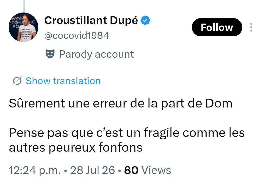 Commander__Keen's tweet photo. Sûrement une erreur.
Je me demande si je pourrai faire comme Rebel News et le poursuivre s'il est élu et continue de me bloquer
#polqc #pcq #teamcomplot https://t.co/v48mgqLQTa