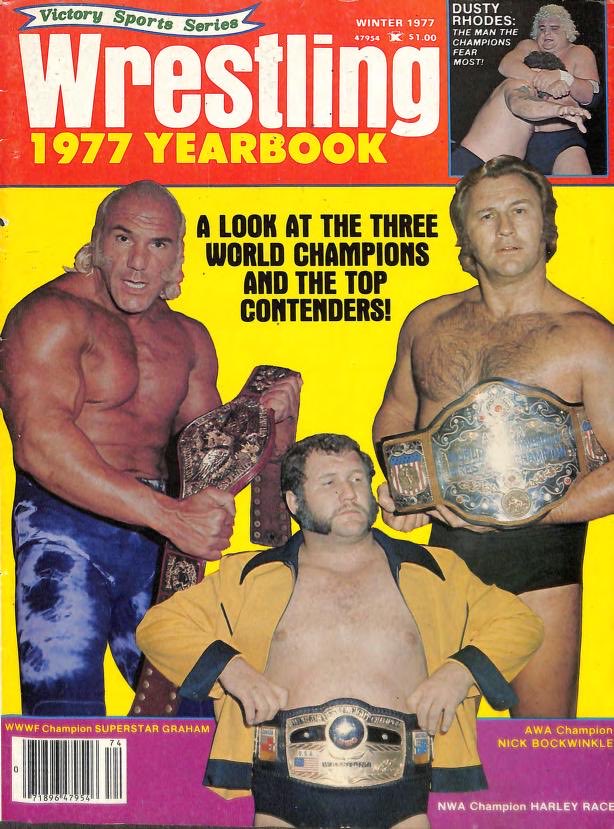 VintageWWFMag's tweet photo. Victory Sports Series Wrestling Yearbook 1977 https://t.co/w0MG0DPOLi