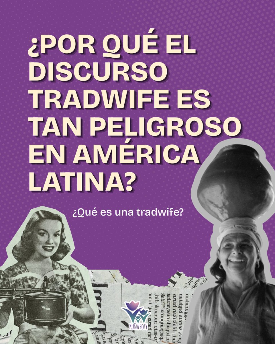 MujerPoty's tweet photo. Te contamos por qué la idea de ser una "tradwife" es peligrosa y sostiene una campaña internacional que pone en riesgo derechos conquistados por las mujeres en nuestro país y en el mundo. https://t.co/710pnZbKOw
