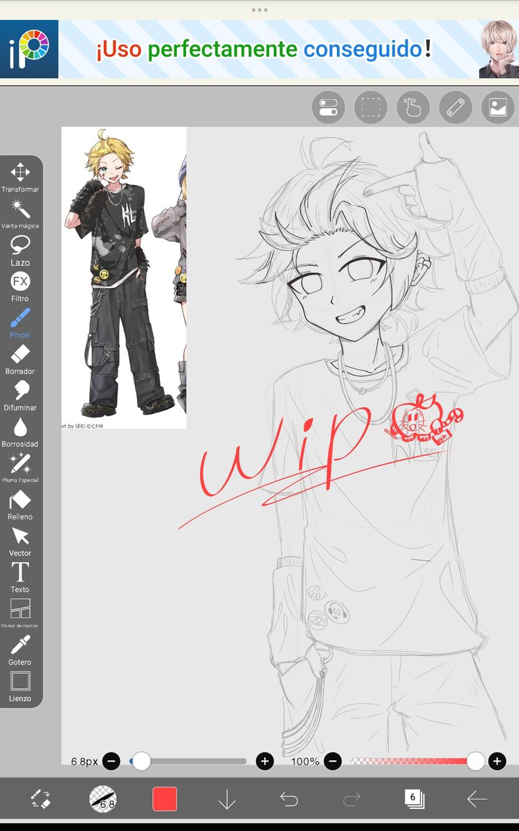 _mishimishii's tweet photo. WIP ✨ ~ We're really close to 100 ¡FOLLOWERS! AAAAH
#鏡音レン #Lenkagamine #VOCALOID #vocaloidfanart https://t.co/qSpzfaJ3Mq