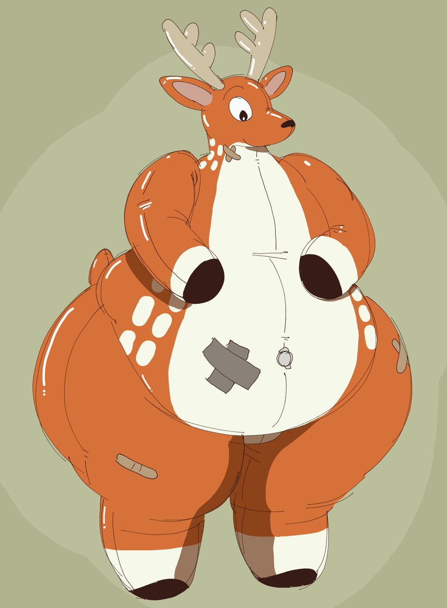 calebcorduroy's tweet photo. i gotta post a drawing of deer mike before people move on to someone else https://t.co/9XOS7LSHQ2