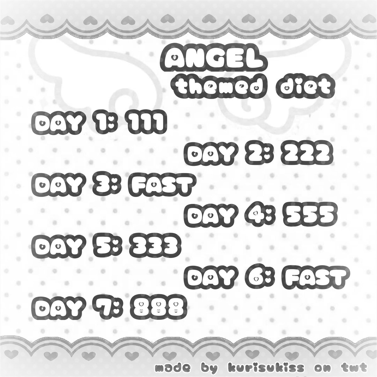 kurisukiss's tweet photo. ☆⌒(ゝ。∂) angel themed diet !! #edrtwt #ricecaketwt https://t.co/LGOBlCdiKu
