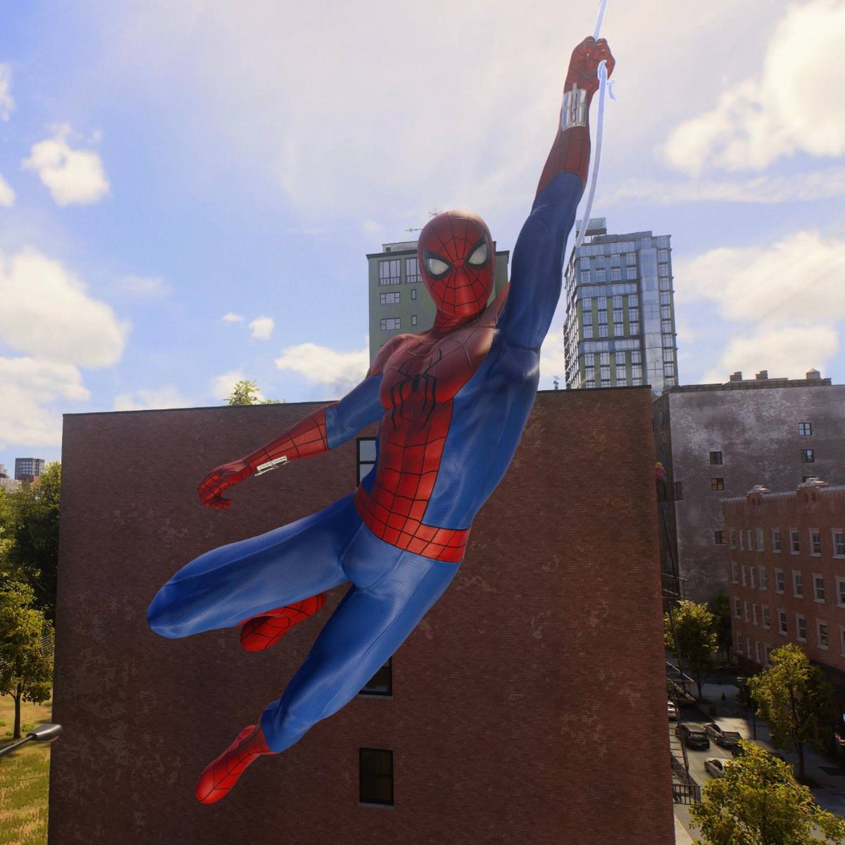 PlayStationIN's tweet photo. Spider-man: Brand New Day costume has been added to the Marvel’s Spider-man 2 game.

Go ahead, give it a swing 🕸️

#psindia #spidermanbrandnewday #marvelsspiderman2 https://t.co/knRxQPrxzA