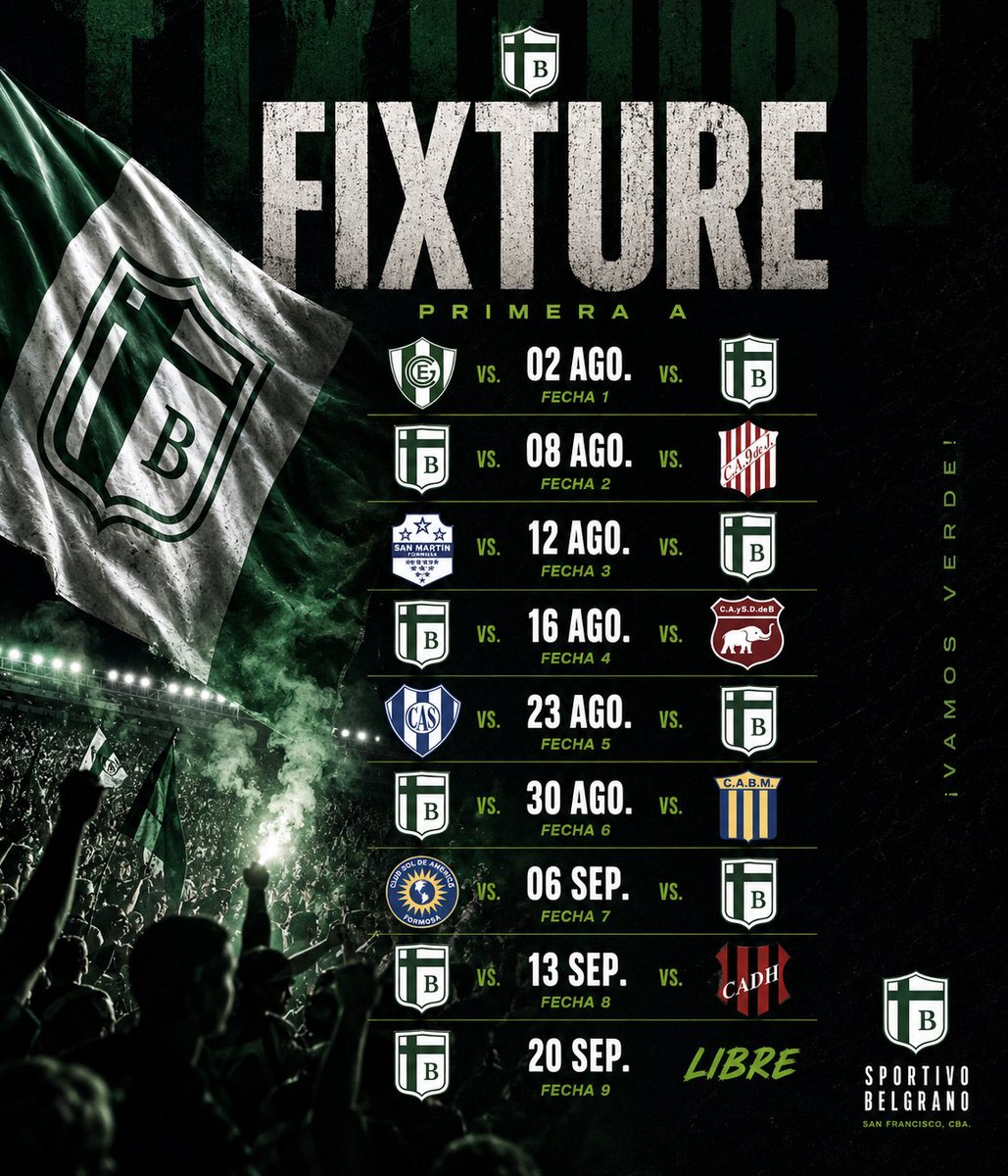 mati_spb's tweet photo. Así quedó nuestro fixture de cara a la zona campeonato 
Zona muy dura la que nos tocó , va a tocar luchar muchísimo 
¿Qué opinan ? 

@FrancoRighero @siempreverde201 @TomySb1914 @MundoVerdeSb @todo_verde1914 @GloriosaVerde @Arosteguismo @MovimientoAlbe https://t.co/3IYuouNVVo