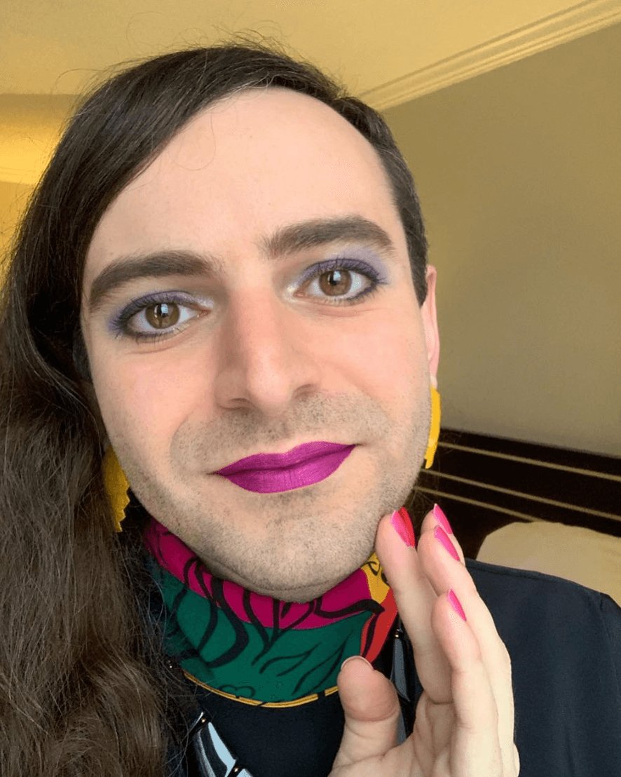 leichendame's tweet photo. if you transition post puberty you're doomed to look like this forever btw https://t.co/arDe05ILyO