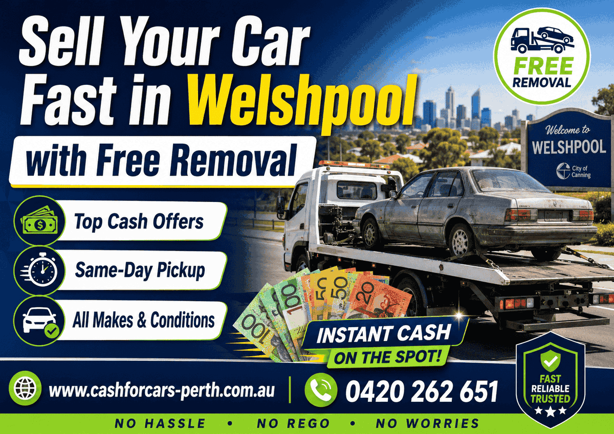 Cash4Cars_Perth's tweet photo. Sell Your Car Fast in Welshpool with Free Removal

To Learn More: https://t.co/DsWwQkGsfJ https://t.co/gAnT5SYTvM