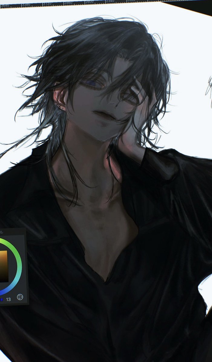 VESPERODED's tweet photo. 落書き姿のまま放置されておるOC https://t.co/reqYfvrvdl
