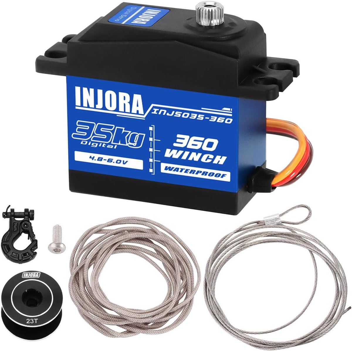 ebokify's tweet photo. INJORA 35KG Servo with Winch Spool Kit for SCX10 PRO, 360° 23T(19mm*11mm)

🏪 Get Now: https://t.co/5zQBQF462e

#INJORA ⚙️ | #RCServo 🚗 | #SCX10PRO 🛻 | #RCCrawler 🪨 | #WinchKit 🧰 https://t.co/sPCurtiwBs