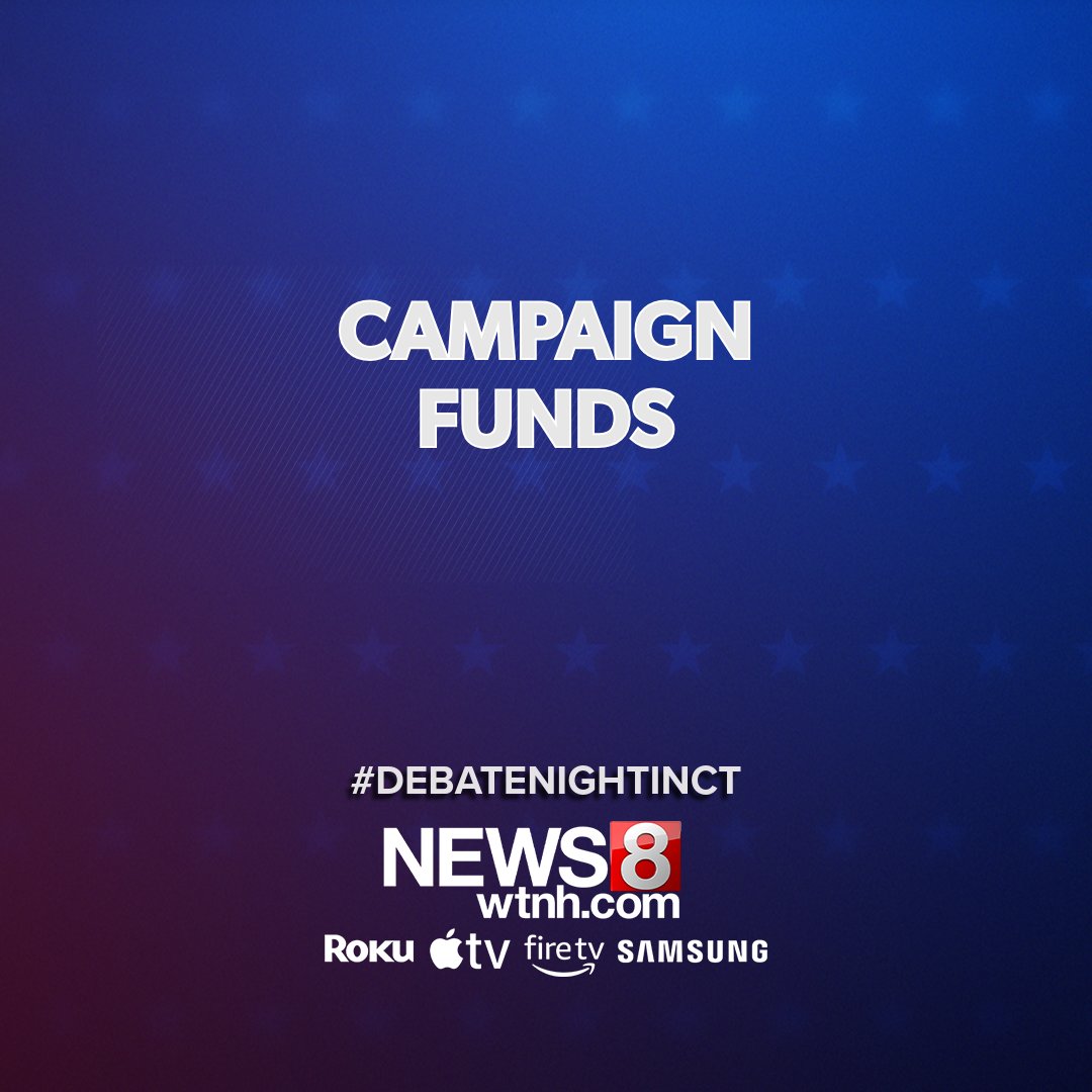 WTNH's tweet photo. #DebateNightinCT | Campaign finance has become a major issue in the 1st Congressional District race. Ruth Fortune and @JillianG_CT are asked: Is there a line you will not cross when it comes to campaign finances, and did any of your opponents cross it? https://t.co/CwX4MaSgja https://t.co/dYeUmSEQ8o