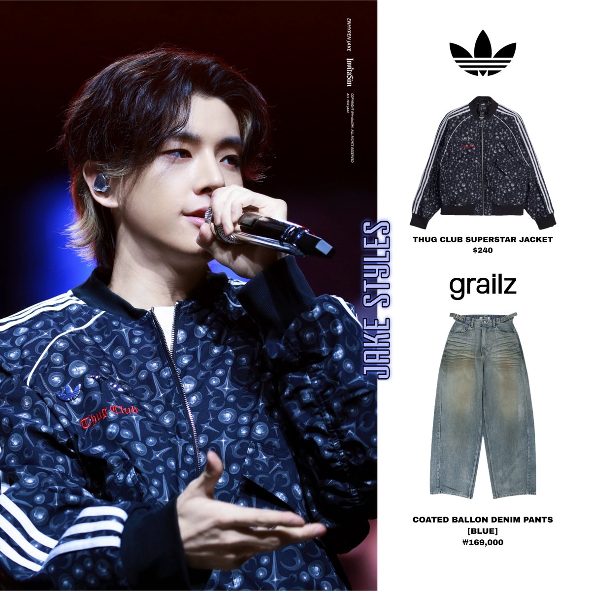 260728 』 #JAKE wears at '#ENHYPEN World Tour 'BLOOD SAGA' in