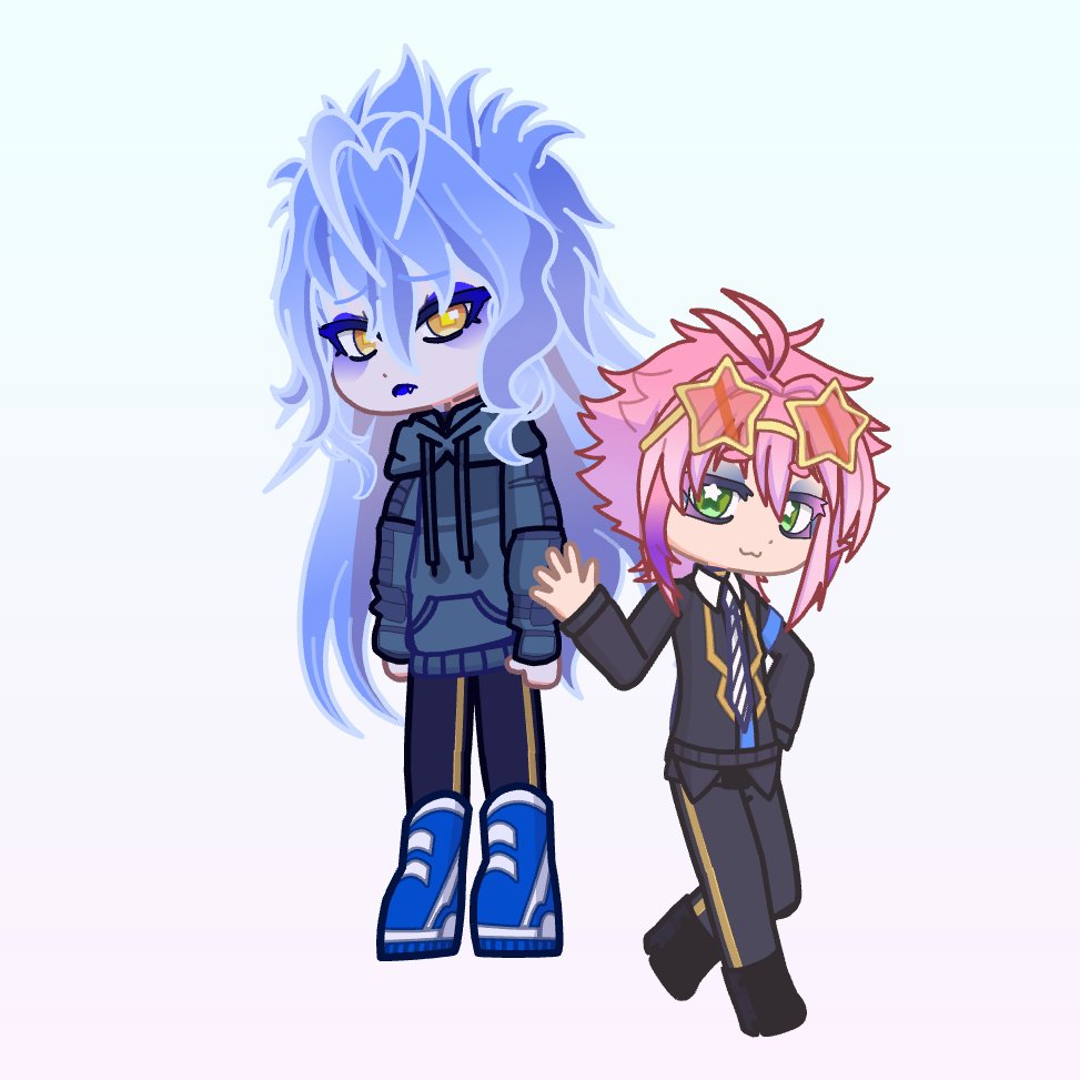 partipupy's tweet photo. hes blue im pink were both boys, call us purple guy https://t.co/rM0Z0Wg88k